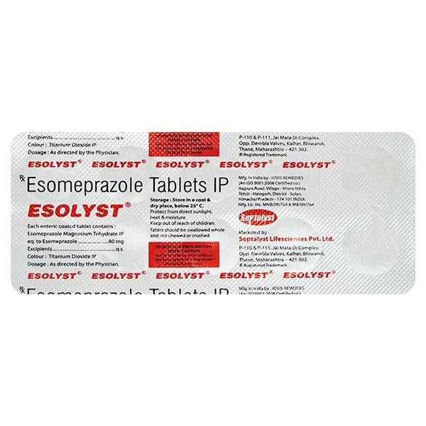 ESOLYST 40mg Tablet 10's