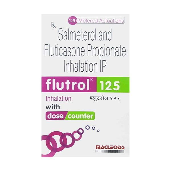 FLUTROL 125 WITH DOSE COUNTER Inhaler 120md