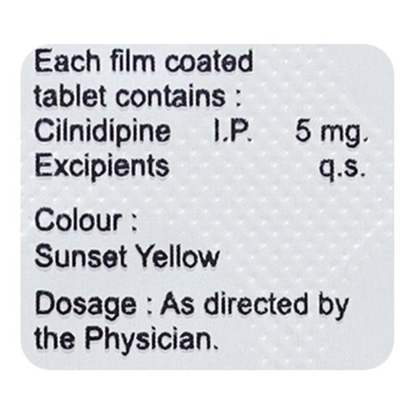 Cilnipres 5mg Tablet 10'S