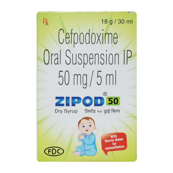 Zipod 50mg Dry Syrup 30ml