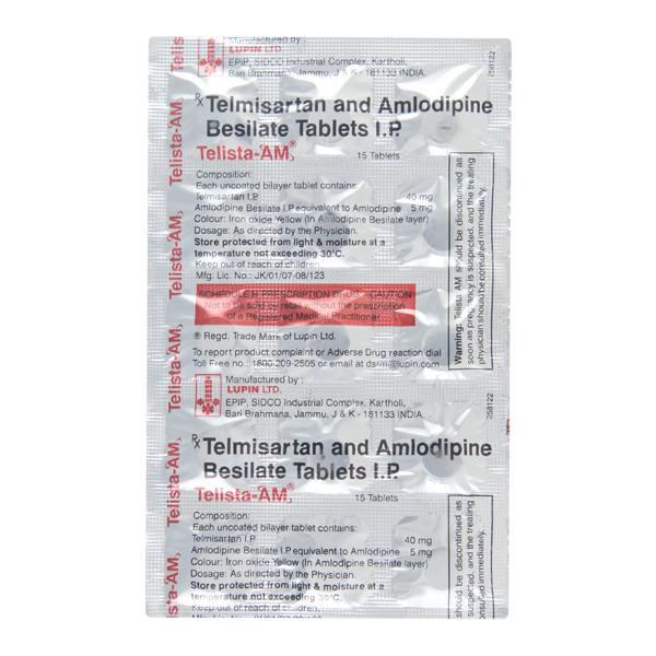 Telista AM 40mg Tablet 15'S