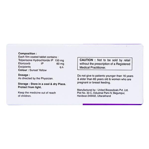 ETOTOL 150mg Tablet 10's