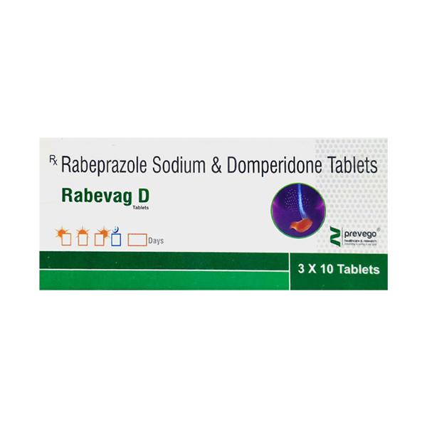 RABEVAG D Tablet 10's