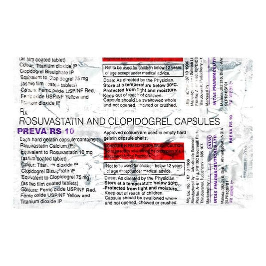 Preva RS 10/75mg Capsule 10'S