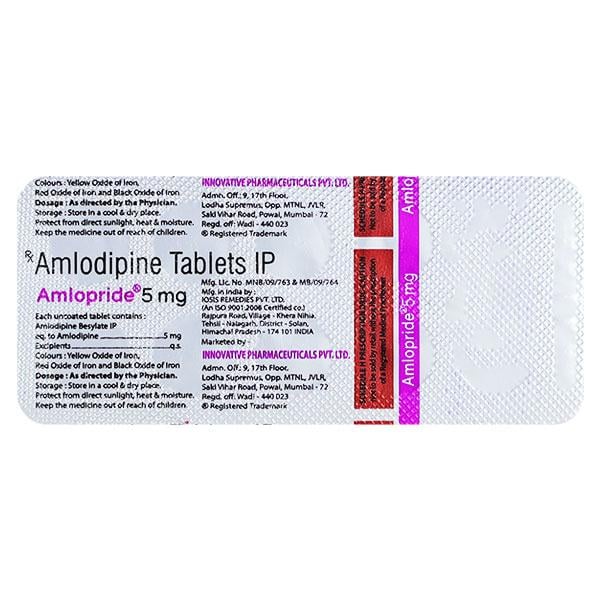AMLOPRIDE 5 Tablet 10's
