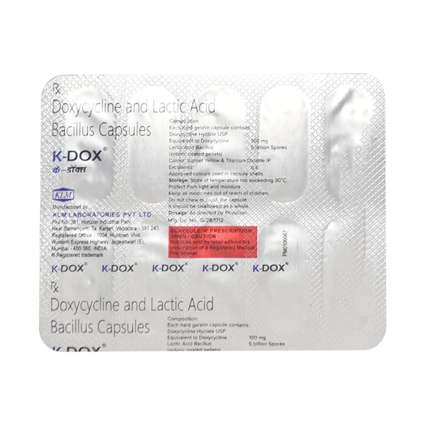 K DOX Capsule 10's