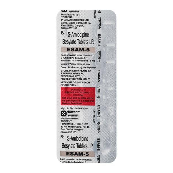 Esam 5mg Tablet 10'S