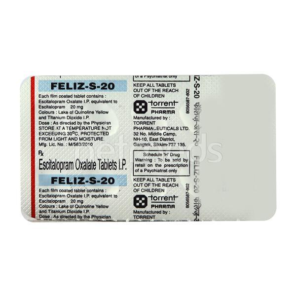 Feliz S 20mg Tablet 10'S