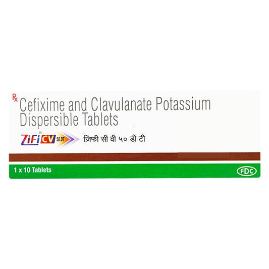 Zifi CV DT 50mg Tablet 10'S