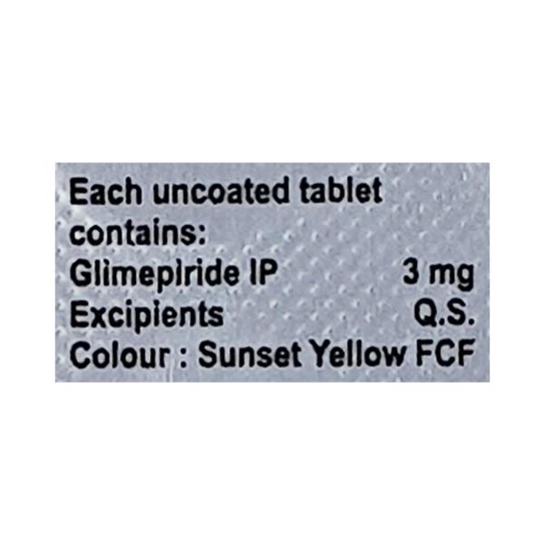 CUPRIDE 3 Tablet 10's