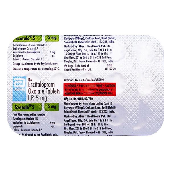 SZETALO 5 Tablet 15's