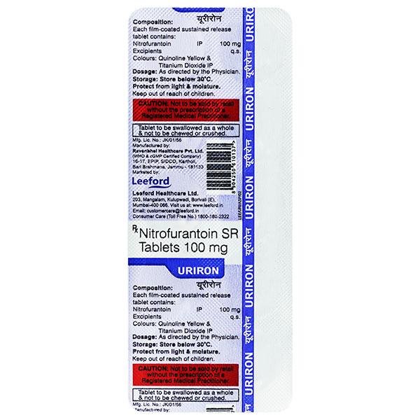 Uriron 100mg Tablet 10'S