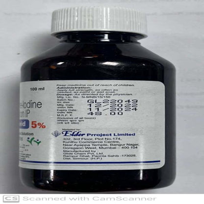 TOPOVID 5% Solution 100ml