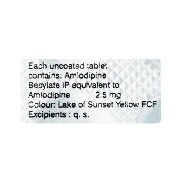 Amlopin 2.5mg Tablet 10'S