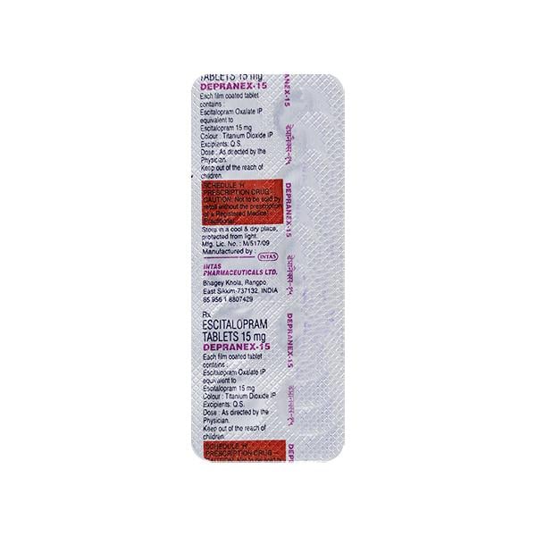 Depranex 15mg Tablet 10'S