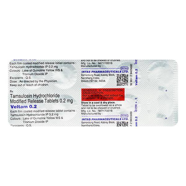 Veltam 0.2mg Tablet 10'S