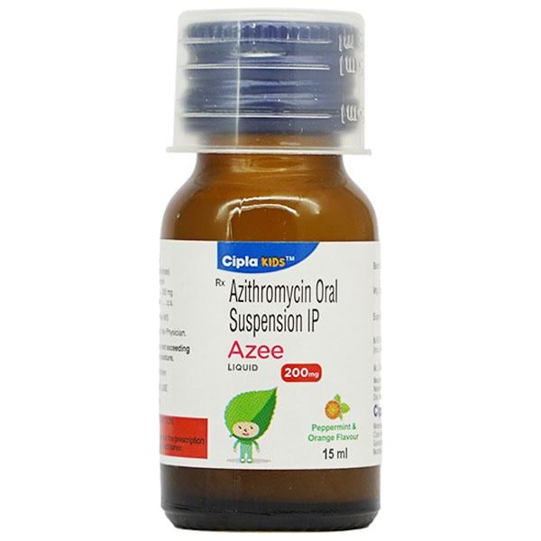 Azee 200mg Peppermint Flavour Dry Syrup 15ml