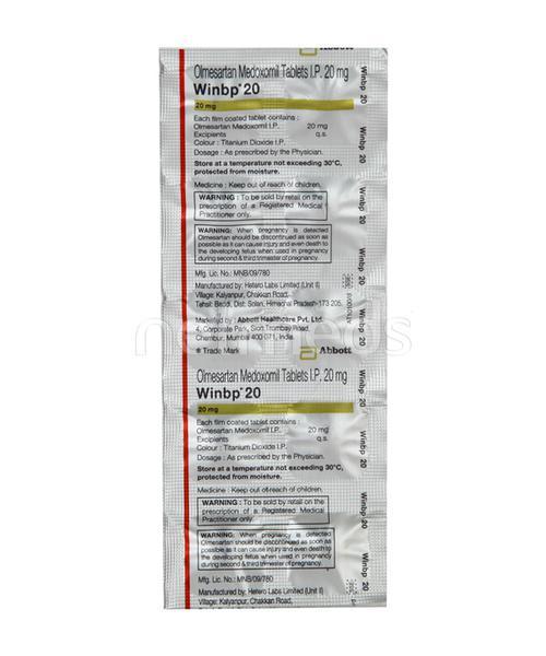 Winbp 20mg Tablet 10'S