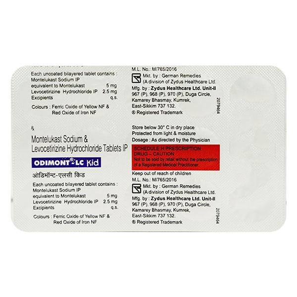 ODIMONT LC KID Tablet 15's