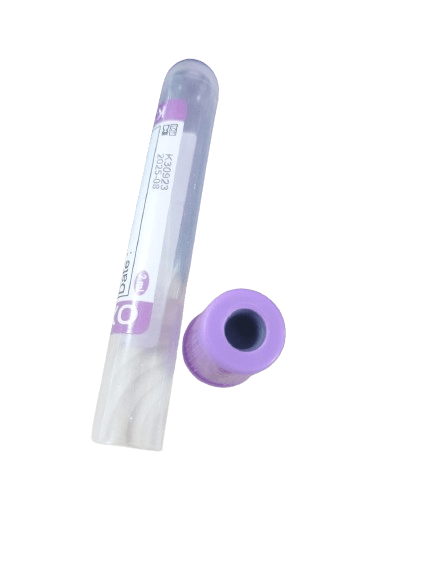 Lab India EDTA K3 Vaccum Blood Collection Tube - Global Surgicals