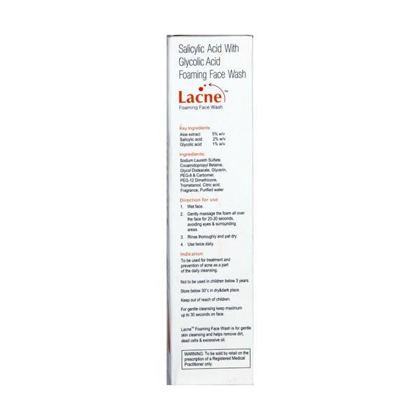 Lacne Foaming Face Wash Lotion 60ml - Global Surgicals