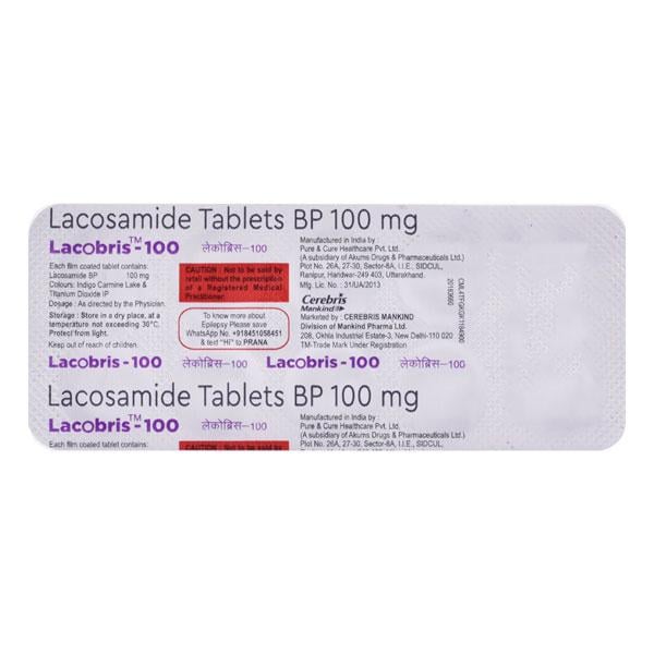 LACOBRIS 100 Tablet 10's - Global Surgicals