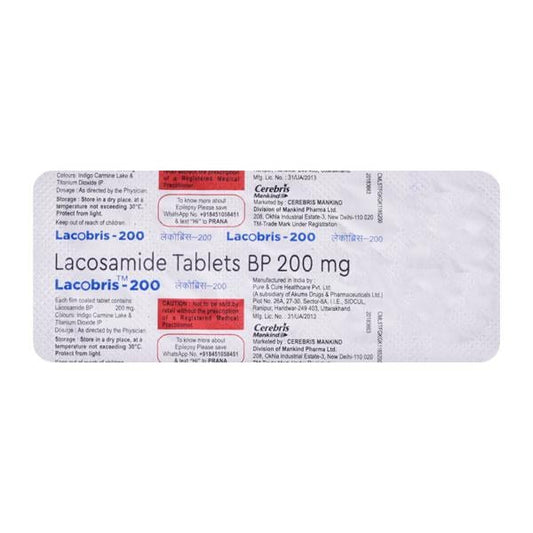 LACOBRIS 200 Tablet 10's - Global Surgicals