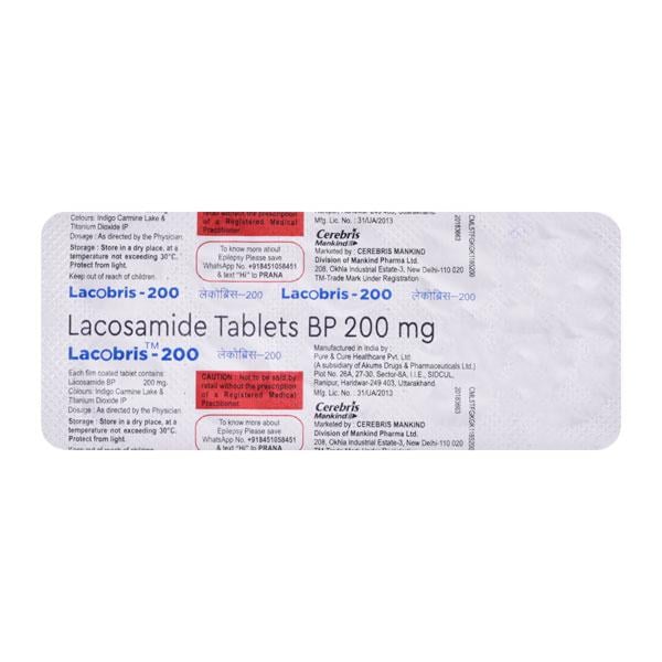 LACOBRIS 200 Tablet 10's - Global Surgicals