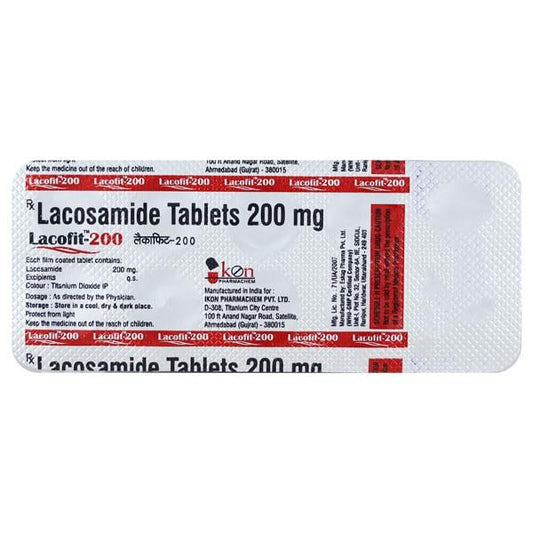LACOFIT 200 Tablet 10's - Global Surgicals