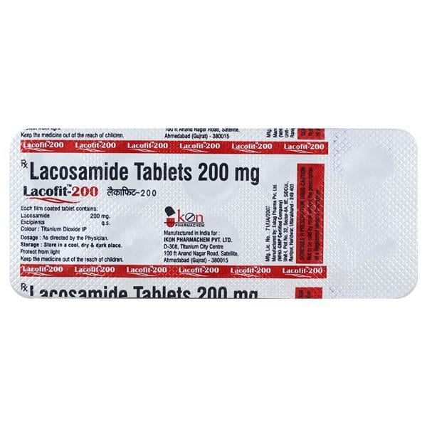 LACOFIT 200 Tablet 10's - Global Surgicals