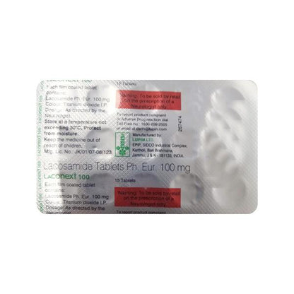 LACONEXT 100 Tablet 15's - Global Surgicals