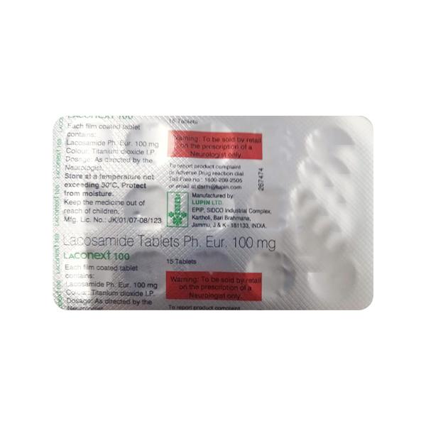 LACONEXT 100 Tablet 15's - Global Surgicals