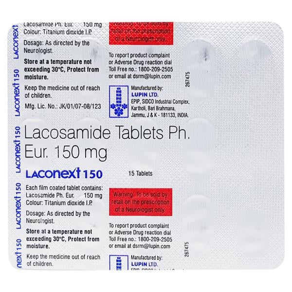 LACONEXT 150 Tablet 15's - Global Surgicals