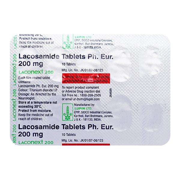 LACONEXT 200mg Tablet 10's - Global Surgicals