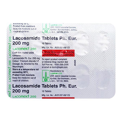 LACONEXT 200mg Tablet 10's - Global Surgicals