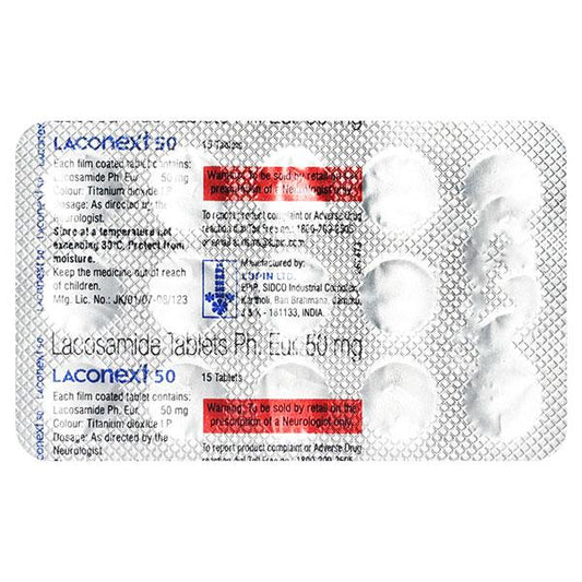 LACONEXT 50 Tablet 15's - Global Surgicals