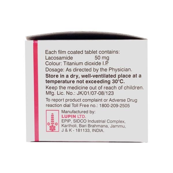 Laconext 50mg Tablet 10'S - Global Surgicals
