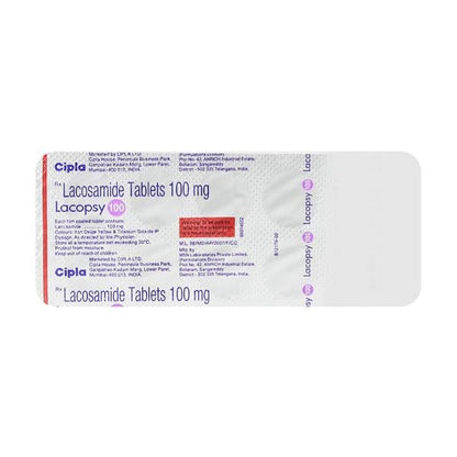 Lacopsy 100mg Tablet 10'S - Global Surgicals