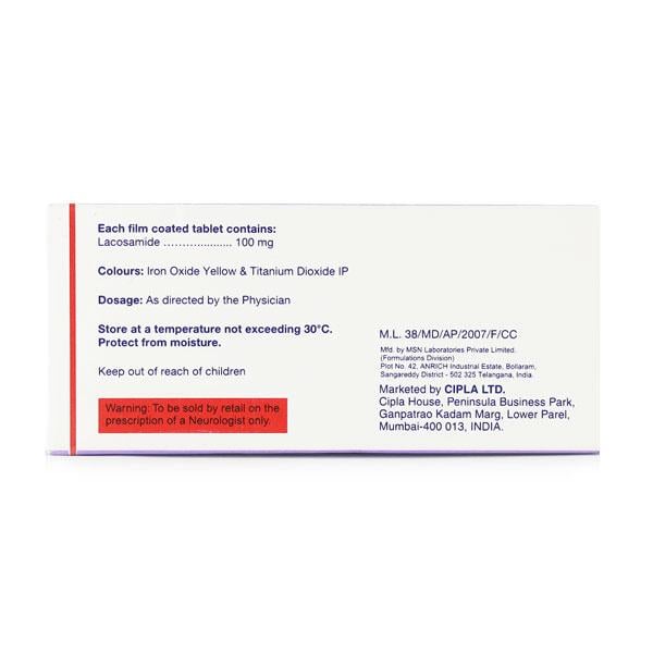 Lacopsy 100mg Tablet 10'S - Global Surgicals