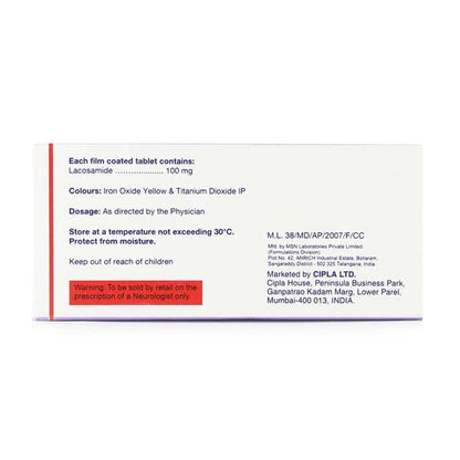 Lacopsy 100mg Tablet 10'S - Global Surgicals