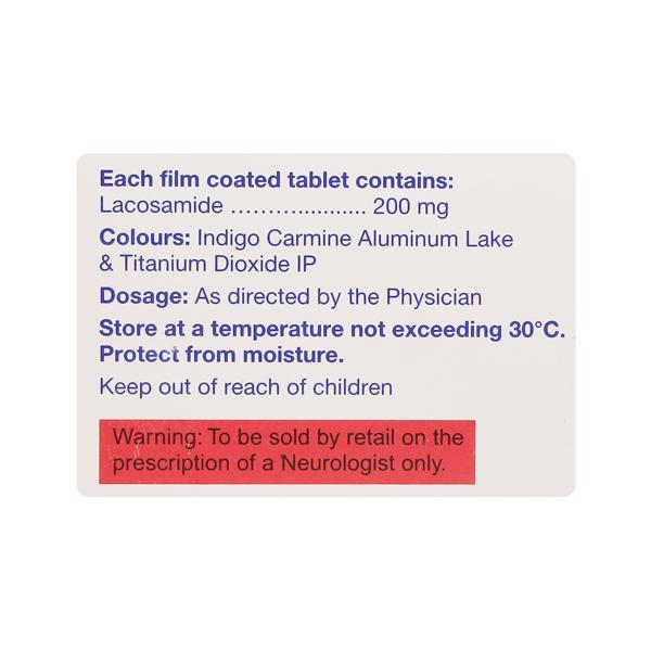 Lacopsy 200mg Tablet 10'S - Global Surgicals