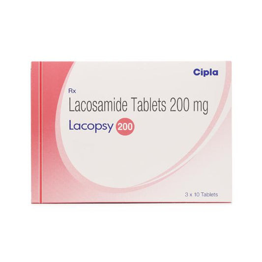 Lacopsy 200mg Tablet 10'S - Global Surgicals