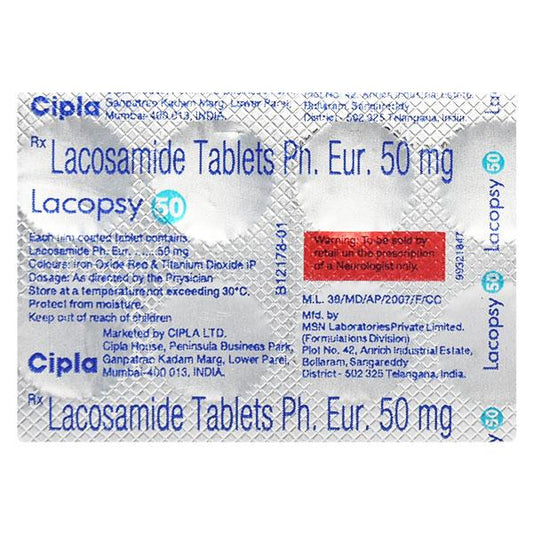 Lacopsy 50 Tablet 10'S - Global Surgicals