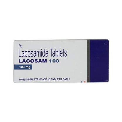 Lacosam 100mg Tablet 10'S - Global Surgicals