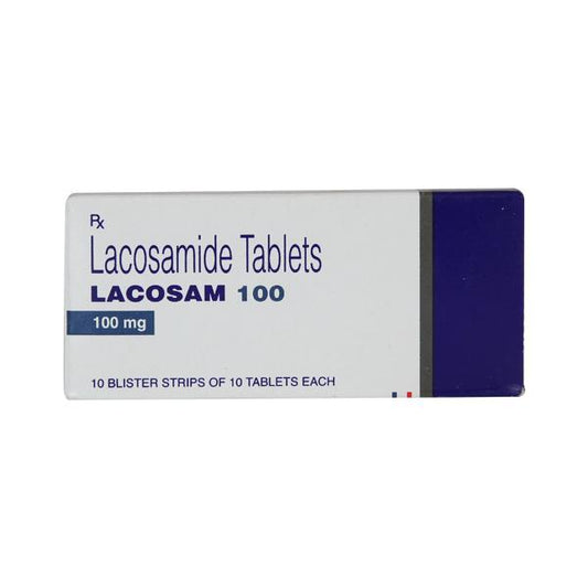 Lacosam 100mg Tablet 10'S - Global Surgicals