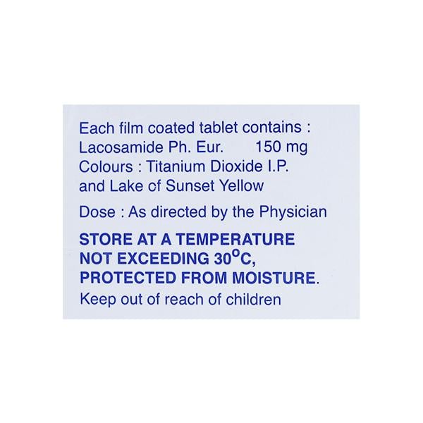 LACOSAM 150 Tablet 15's - Global Surgicals