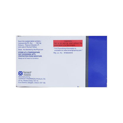 LACOSAM 150 Tablet 15's - Global Surgicals