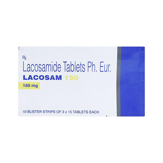 LACOSAM 150 Tablet 15's - Global Surgicals