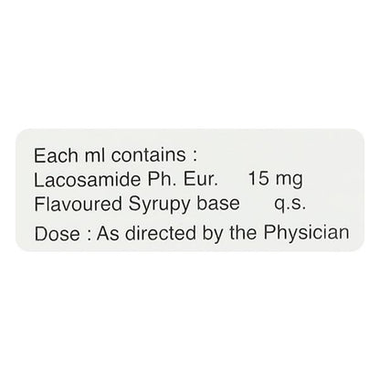 Lacosam 15mg Syrup 200ml - Global Surgicals
