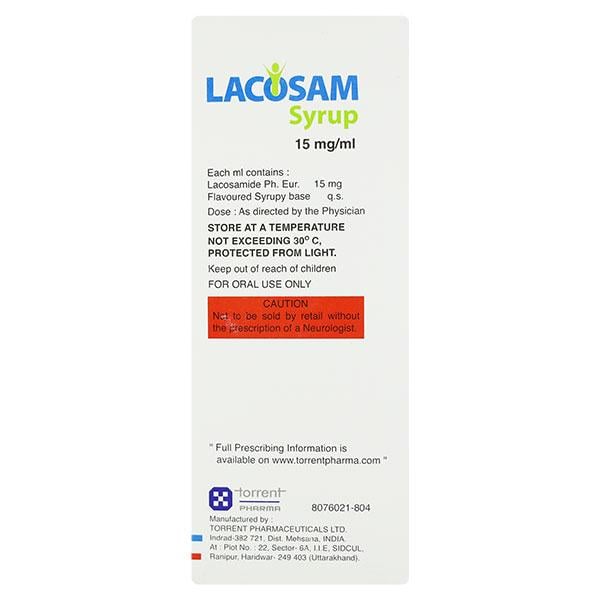 Lacosam 15mg Syrup 200ml - Global Surgicals